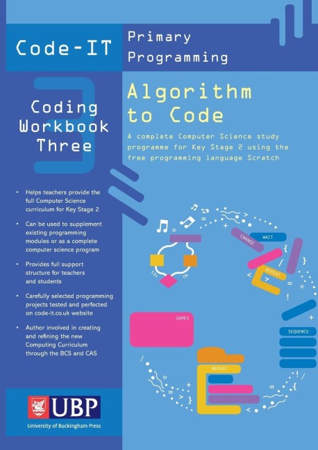 Code IT Work Book 3: Algorithim to Code