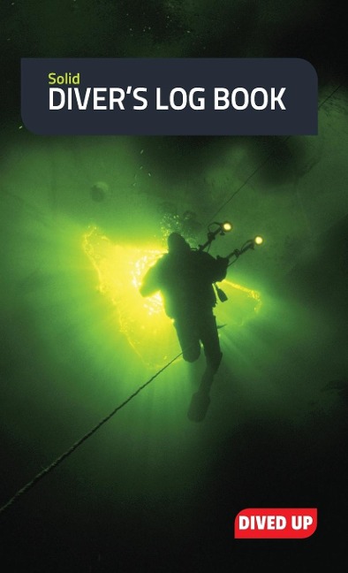 Solid Divers Log Book: (Water-resistant hardcover 70-dive diving log book)