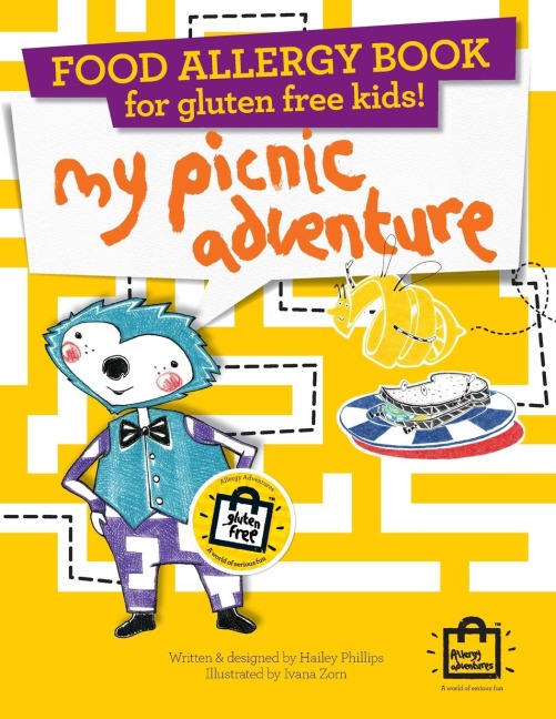 Food Allergy Book for Gluten Free Kids!: My Picnic Adventure - Childrens Allergy Adventures Series