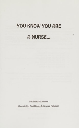 You Know You Are a Nurse