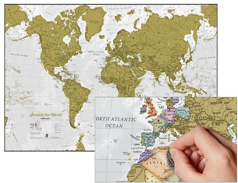 Scratch the World: Scratch Map of the World