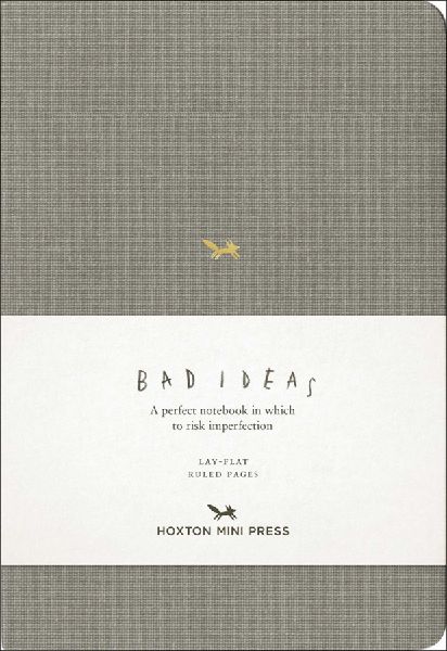 A Notebook for Bad Ideas (Medium / Light Grey / Lined): A Perfect Notebook in Which to Risk Imperfection