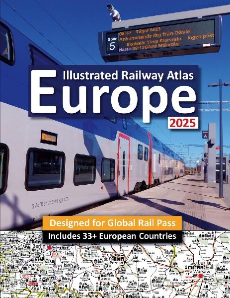 Interrail/Eurail Icon Illustrated Railway Atlas - Global Pass Edition