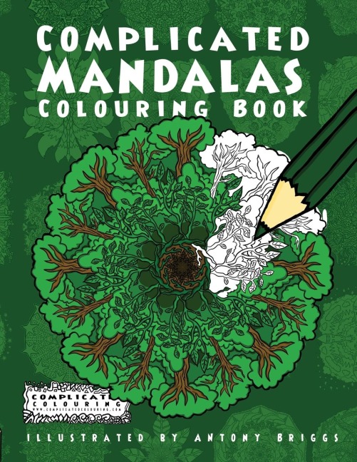 Complicated Mandalas: Colouring Book