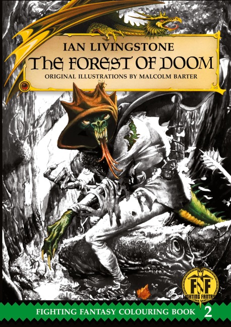 Official Fighting Fantasy Colouring Book 2: The Forest of Doom