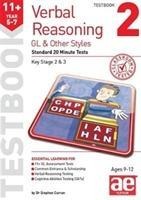 11+ Verbal Reasoning Year 5-7 GL & Other Styles Testbook 2: Standard 20 Minute Tests