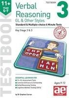 11+ Verbal Reasoning Year 5-7 GL & Other Styles Testbook 3: Standard & Multiple-choice 6 Minute Tests