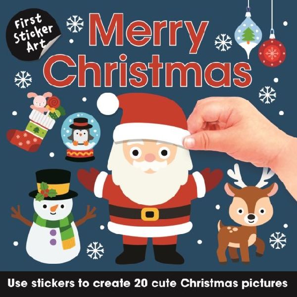 First Sticker Art: Merry Christmas