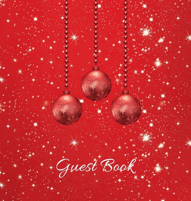 Christmas Party Guest Book (HARDCOVER), Party Guest Book, Birthday Guest Comments Book, House Guest Book, Seasonal Party Guest Book, Special Events & Functions: For parties, Christmas events, birthdays, anniversaries, retirement parties, gatherings, funct