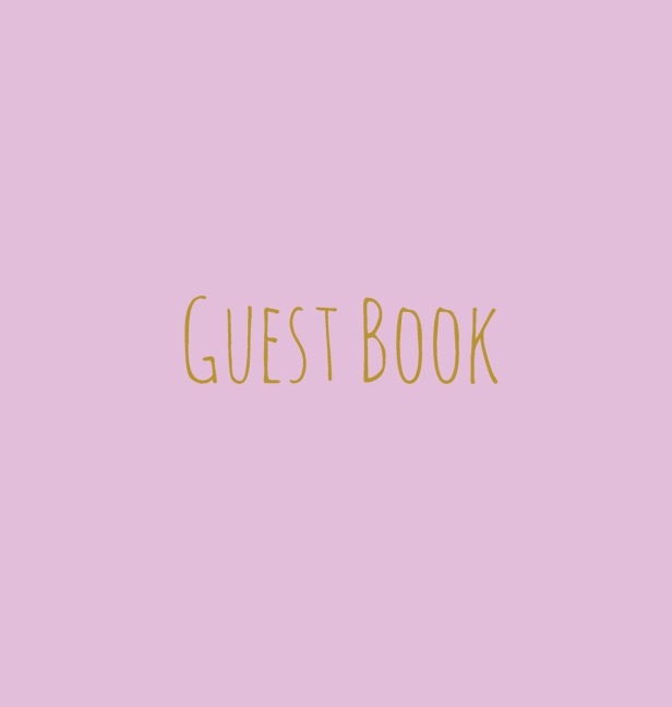 Wedding Guest Book, Bride and Groom, Special Occasion, Comments, Gifts, Well Wishs, Wedding Signing Book, Pink and Gold (Hardback)