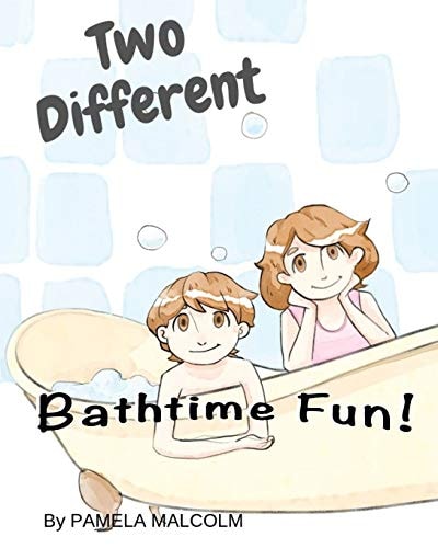 Two Different Bathtime Fun Fun Childrens Books Differences Siblings Twins Brother and Sister Getting Along
