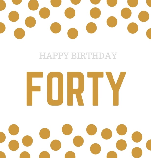 Happy 40th Birthday Guest Book (Hardcover): Happy 40th Birthday Guest book, party and birthday celebrations decor, memory book, 40th birthday, happy birthday guest book, celebration message log book, celebration guestbook, celebration parties, message log