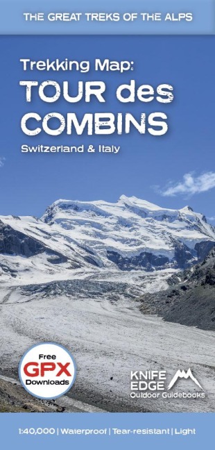 Tour des Combins Trekking Map 1: 40 000: Switzerland & Italy