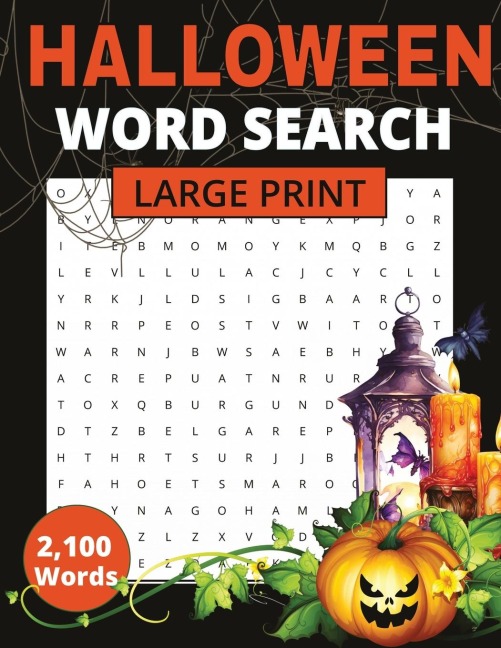Halloween Word Search: A Collection of Spooky and Seasonal Word Search Puzzles