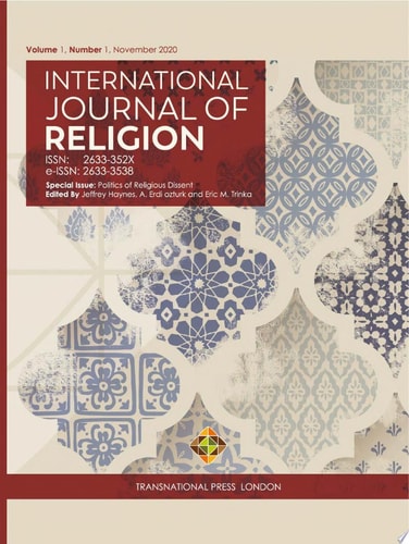 International Journal of Religion - Volume 1, Number 1 - November 2020