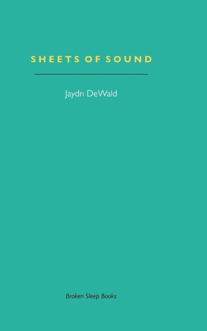 Sheets of Sound: Notes on Music & Writing