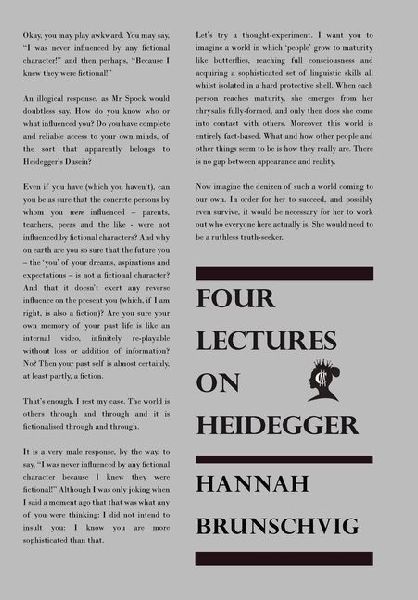 Four Lectures on Heidegger