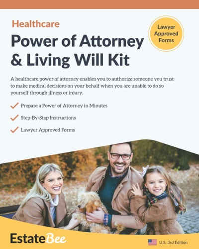 Healthcare Power of Attorney & Living Will Kit Prepare Your Own Healthcare Power of Attorney & Living Will in Minutes....