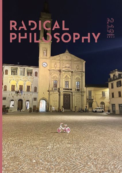 Radical Philosophy 2.19
