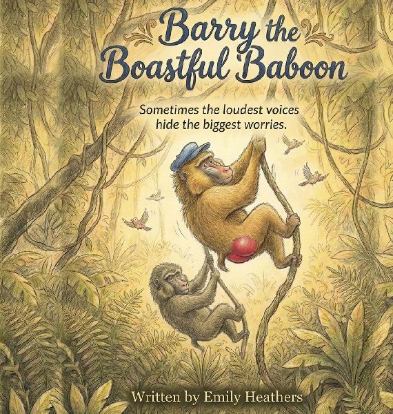 Barry the Boastful Baboon: Sometimes the loudest voices hide the biggest worries.