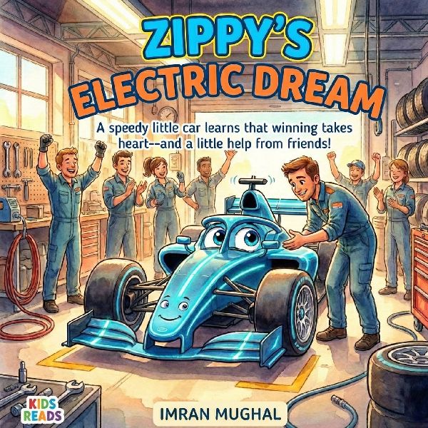 Zippys Electric Dream: A little car with big heart learns to race with the help of friends