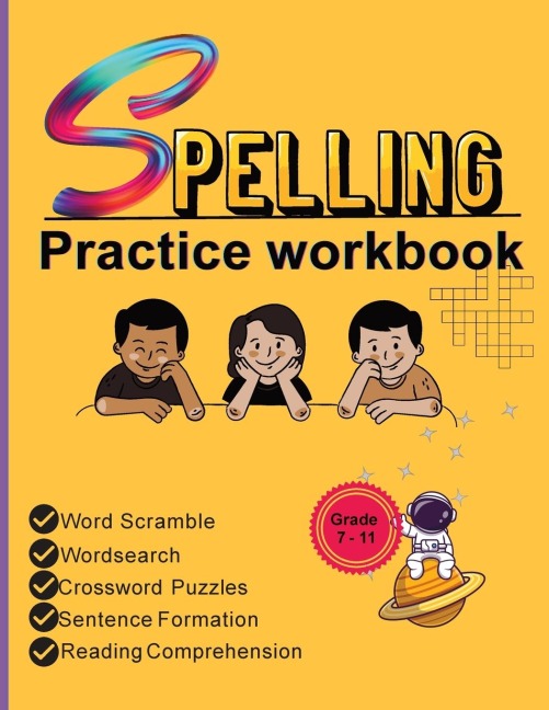 Spelling Practice Workbook: Building Spelling Skills of Tier Two Academic Words Part -1