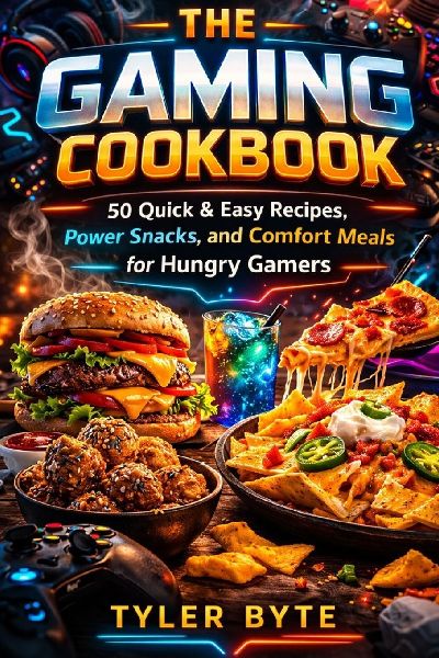 The Gaming Cookbook: 50 Quick & Easy Recipes, Power Snacks, and Comfort Meals for Hungry Gamers