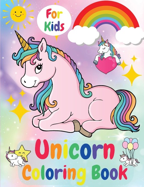 Unicorn Coloring Book For Kids: Ages 4 -8 | Activity Book for kids , Educational Childrens Workbook