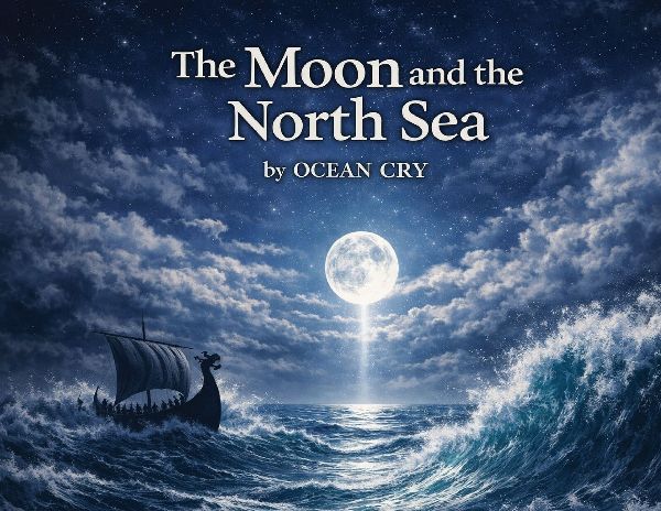 The Moon and the North Sea