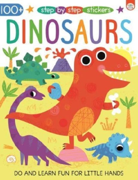 Step by Step Stickers Dinosaurs