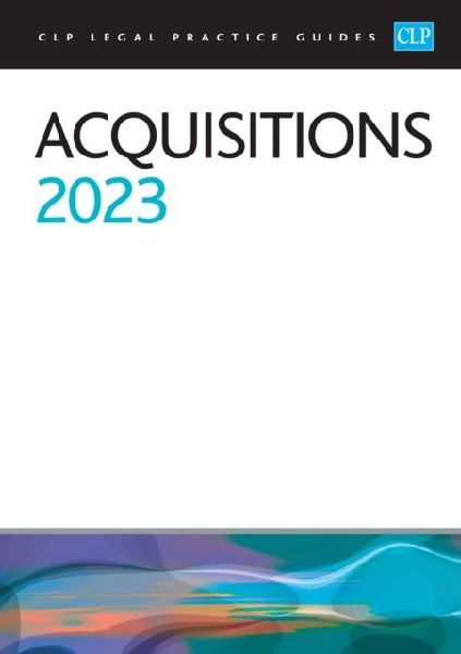 Acquisitions 2023: Legal Practice Course Guides (LPC)