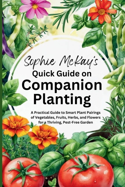 Sophie McKay's Quick Guide on Companion Planting: A Practical Guide to Smart Plant Pairings of Vegetables, Fruits, Herbs, and Flowers for a Thriving, Pest-Free Garden