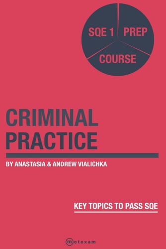Criminal Practice SQE 1 Prep Course