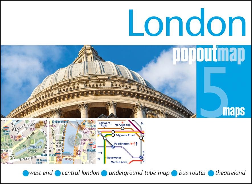 London Double: Pocket-size, pop up city map of London