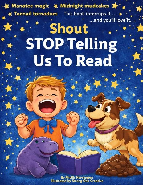 Shout Stop telling us to read