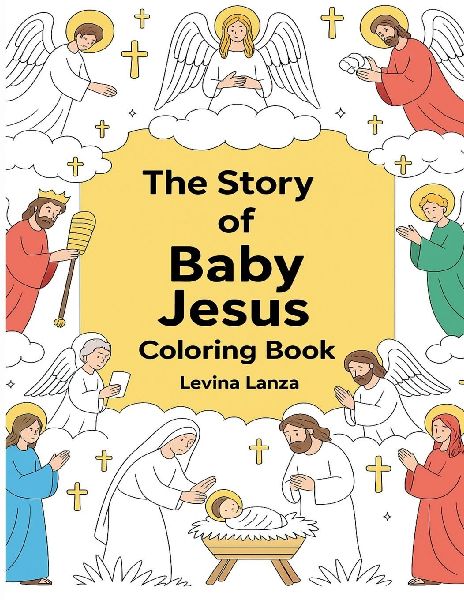 Bible Coloring Book: The Story Of Baby Jesus