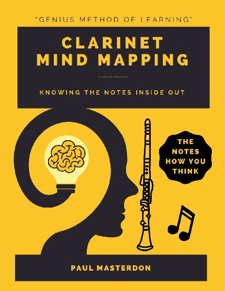 Clarinet MInd Mapping: A Mnemonically Color-Coded Clarinet Fingering Chart Book: With Unique Players Eye View