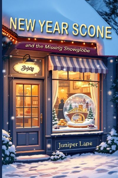 New Years Scone and the Missing Snowglobe (with recipes in the back): A winter cozy mystery with an amateur sleuth and culinary clues