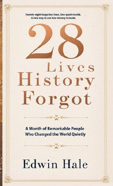 28 Lives History Forgot   - A Month of Remarkable People Who Changed the World Quietly: One Forgotten Life for Every Day of February
