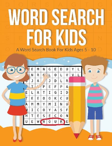 Word Search For Kids: A Word Search Book For Kids Ages 5-10