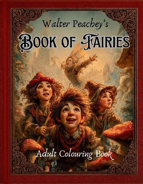 Walter Peacheys Book of Fairies - Adult Colouring Book