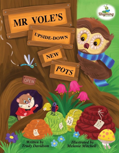 Mr Voles Upside Down New Pots: Learn about the woodland animals and a fantastic remembering technique too!