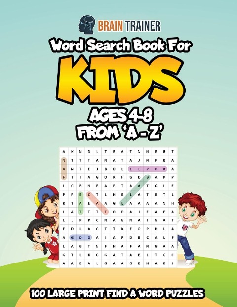 Word Search Book For Kids Ages 4 - 8 From A - Z