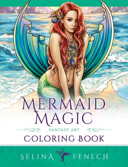 Mermaid Magic Fantasy Art Coloring Book: Coloring for Grown Ups
