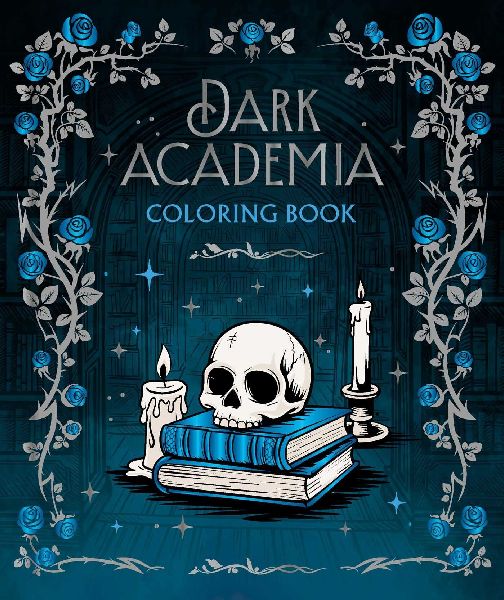 Dark Academia Coloring Book