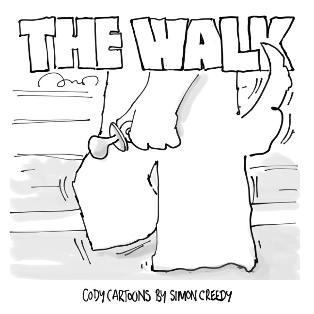 THE WALK: Cody's love of every one brings happiness to a community