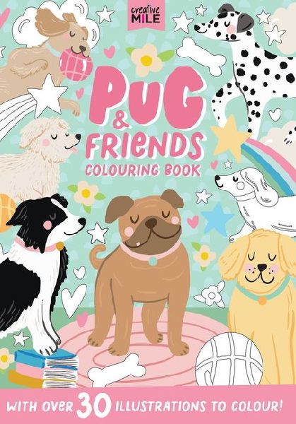 Pug and Friends Colouring Book