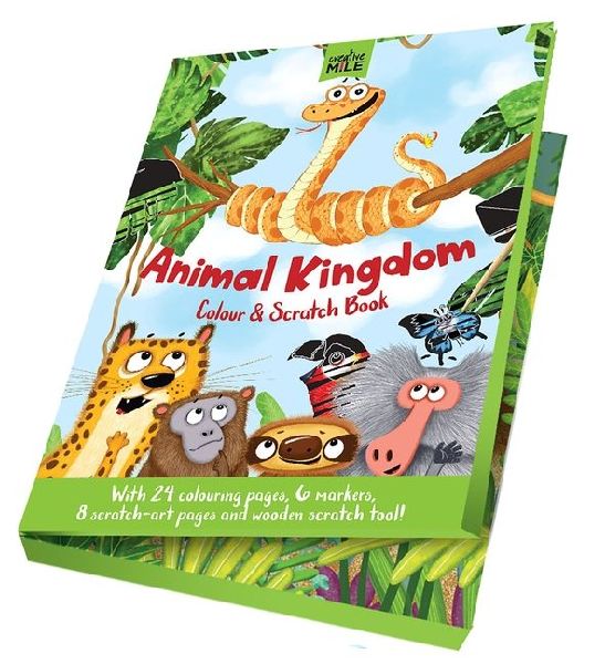 Animal Kingdom Color and Scratch Book: Color and Scratch Book