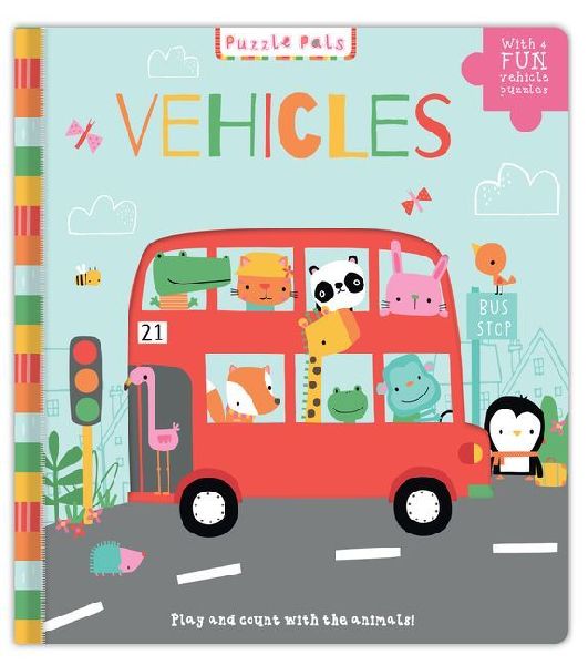 Puzzle Pals: Vehicles: Play and Count with the Animals!