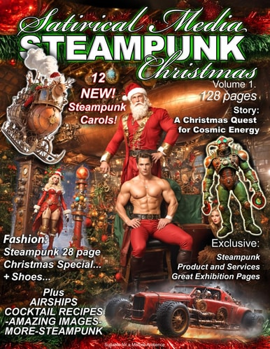 Steampunk Christmas Satirical Media